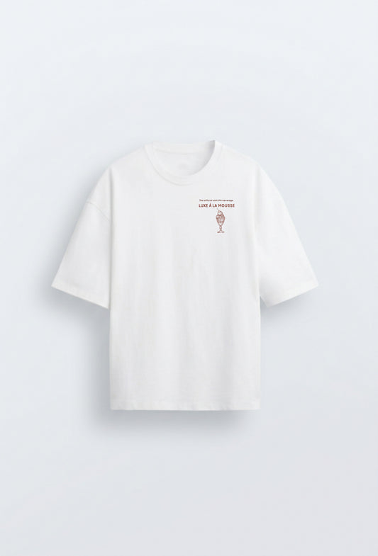Wrhaus Luxe Á La Mousse Soft Life Recipe T-shirt White