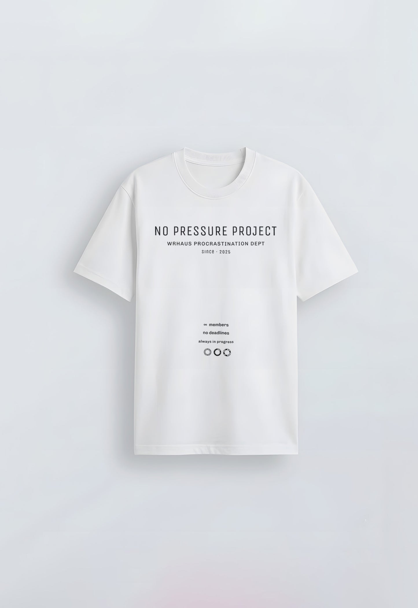 Wrhaus No Pressure Project T-shirt White