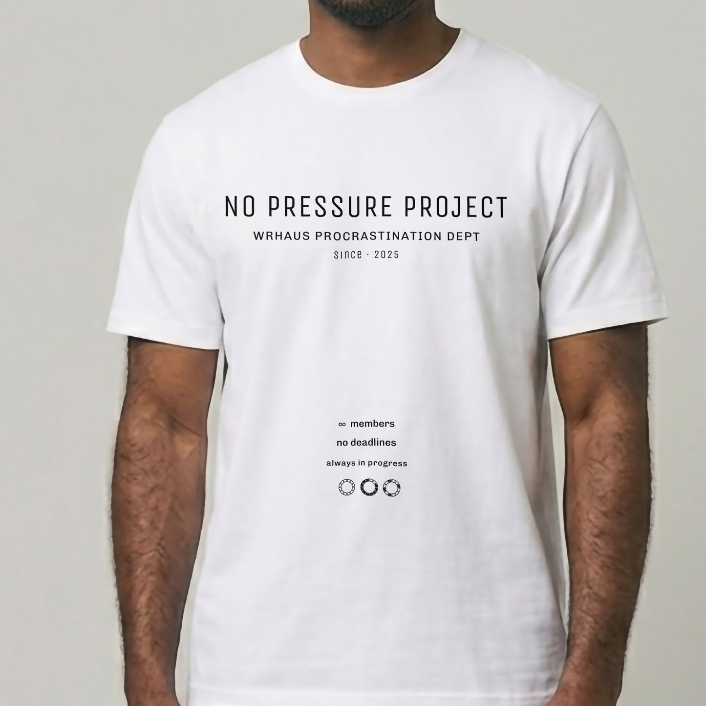 Wrhaus No Pressure Project T-shirt White
