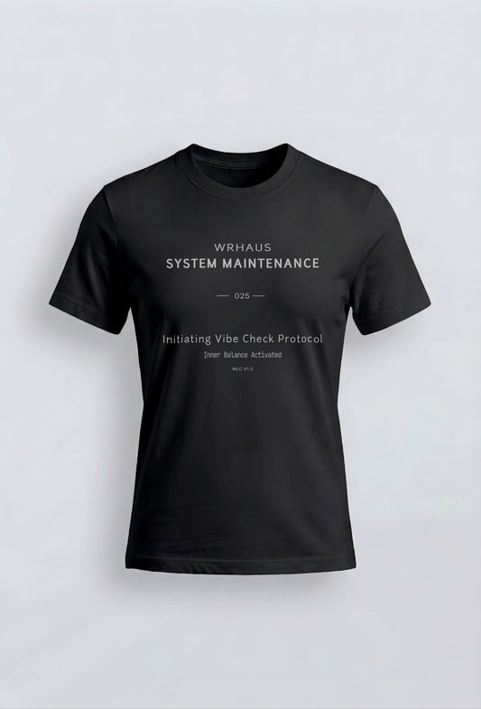 System Maintenance T-Shirt - Black